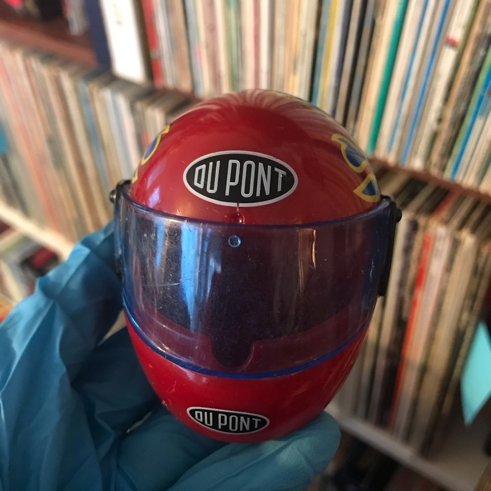 DuPont Red Racing Helmet Pencil sharpener